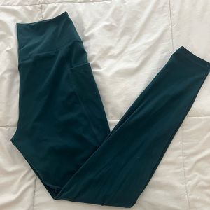 Buffbunny Collection Rosa Pocket Leggings - Secret Garden Dark Teal